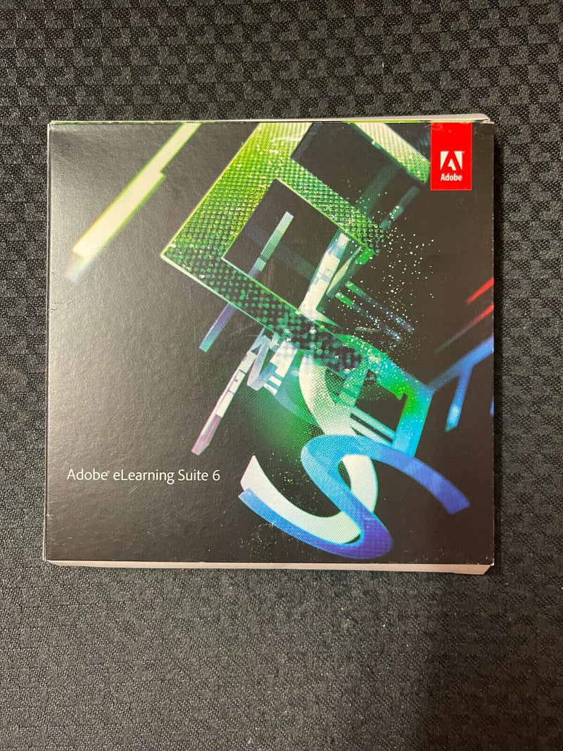 Adobe eLearning Suite 6 - Retail Boxed (Mac) - Includes Photoshop CS6 Extended - Open box, never used.