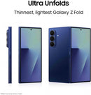 Samsung Galaxy Z Fold7 (256GB) with Galaxy AI - Blue Shadow