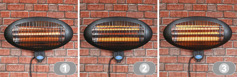 2 kW Wall Mounted Patio Heater (EH0368)