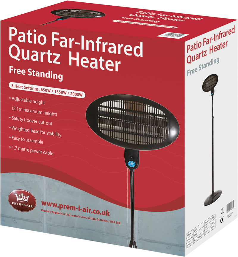 Prem-I-Air 2 kW Pole Mounted Patio Heater (EH0369)