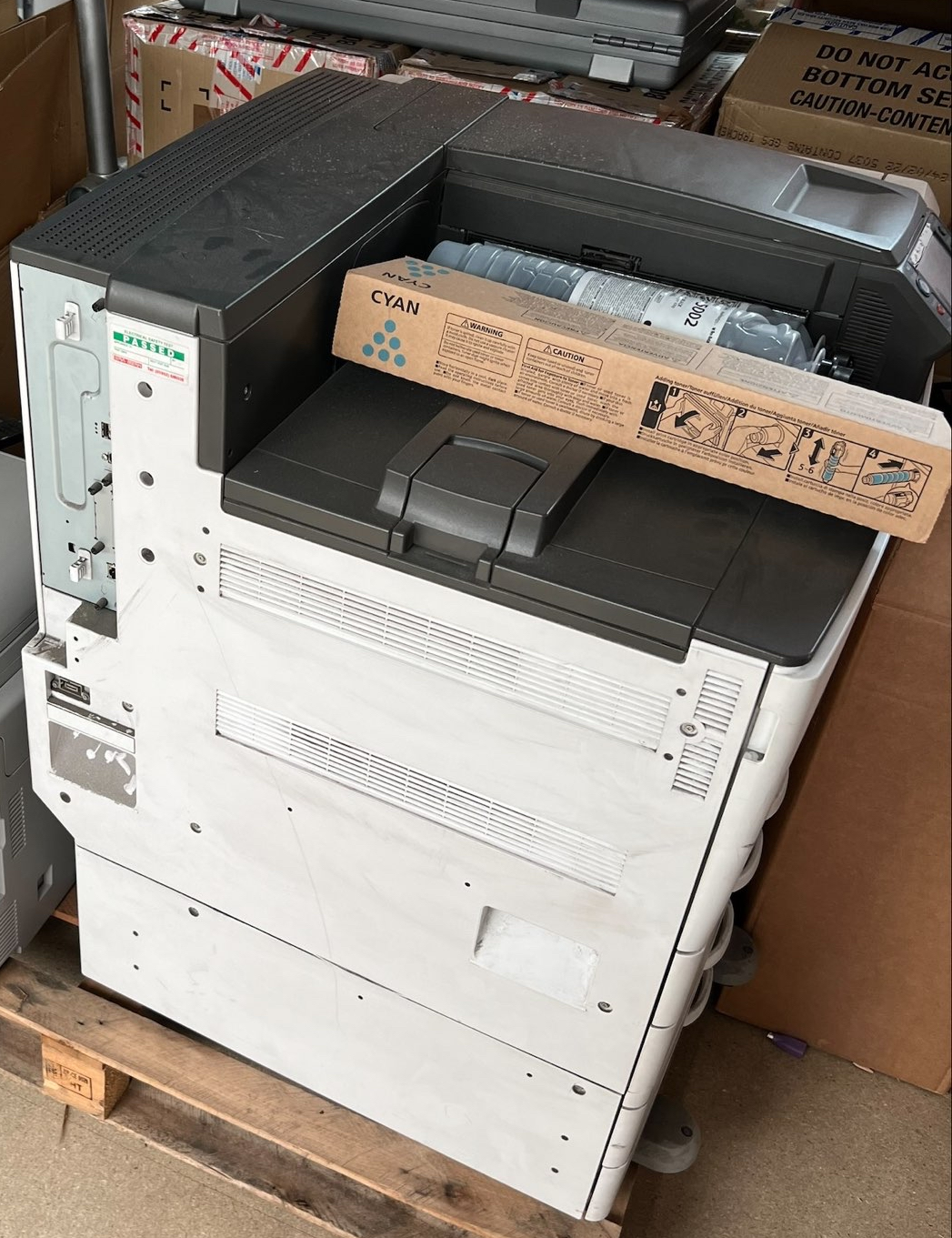Ricoh Aficio SP 8300DN B W Laser Printer Toners Included Used ricoh-aficio-sp-8300dn-b-w-laser-printer-toners-included-used
