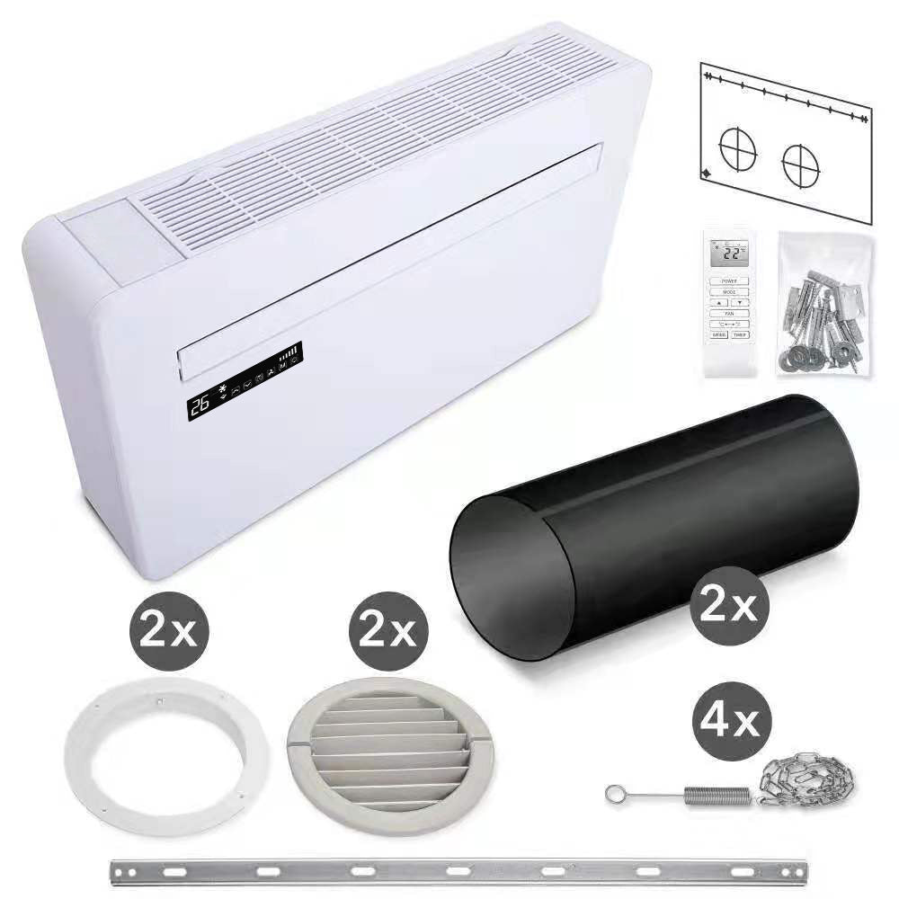 BLU12MB 12000 BTU Wall Mounted Air Conditioner With Heat Pump and Wifi