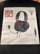 Turtle Beach Wired Gaming Headset with Mic, Ear Force Recon 50, Red