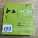 GOJI GSPOOK16 Headphones - Black & Green