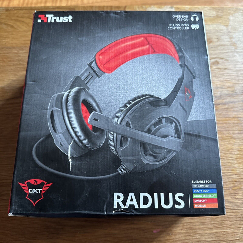 Trust GXT 310 Radius Gaming Headset for PC, Laptop, PS4 and Xbox One - Black