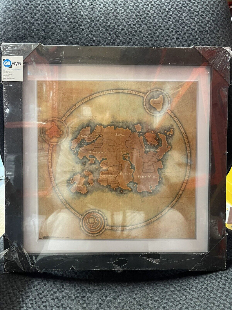 The Elder Scrolls Online Summerset Tamriel Map Brand New Printed Map Sealed