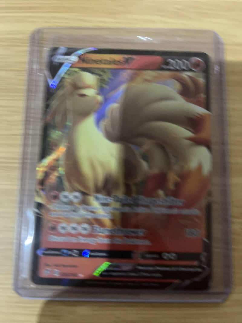 Pokemon Card Ninetales V 026/192 Rebel Clash Rare