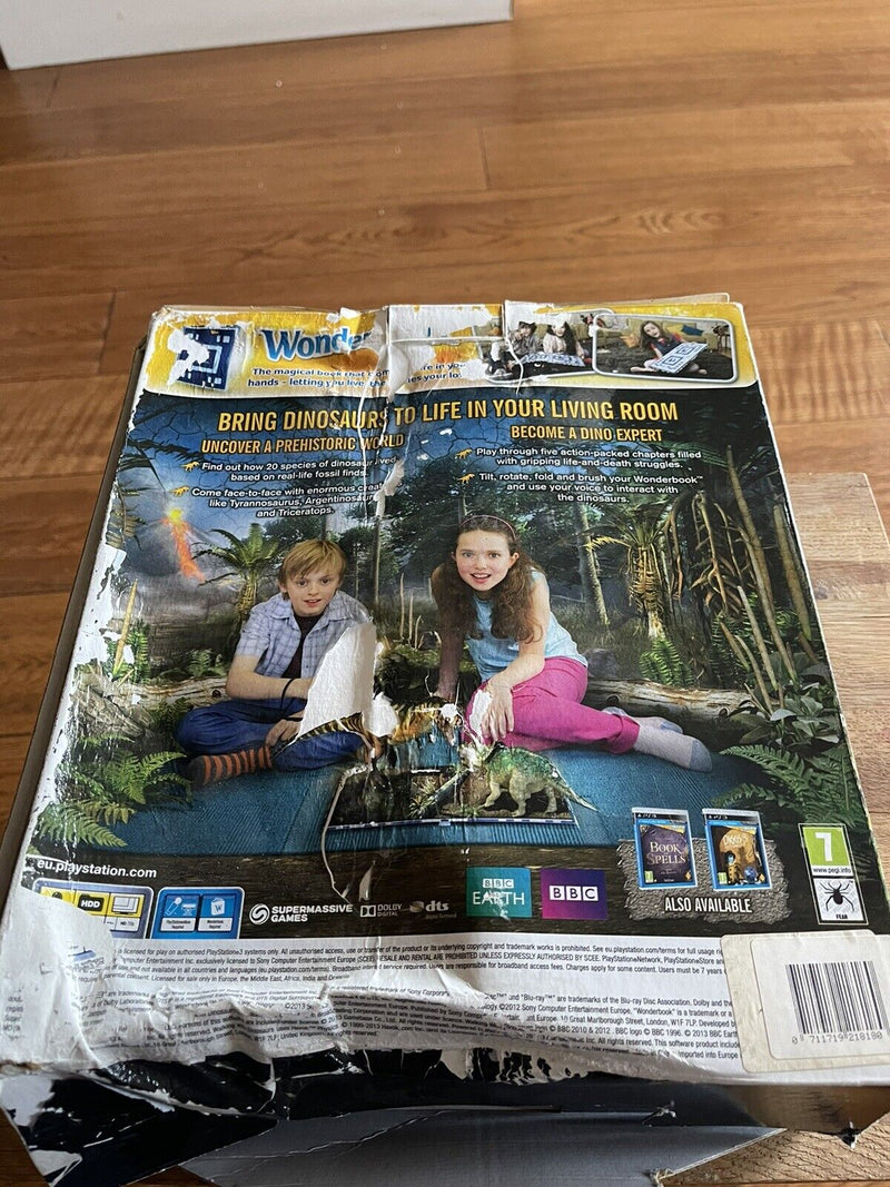 PS3 WONDERBOOK Walking with Dinosaurs with Camera Game