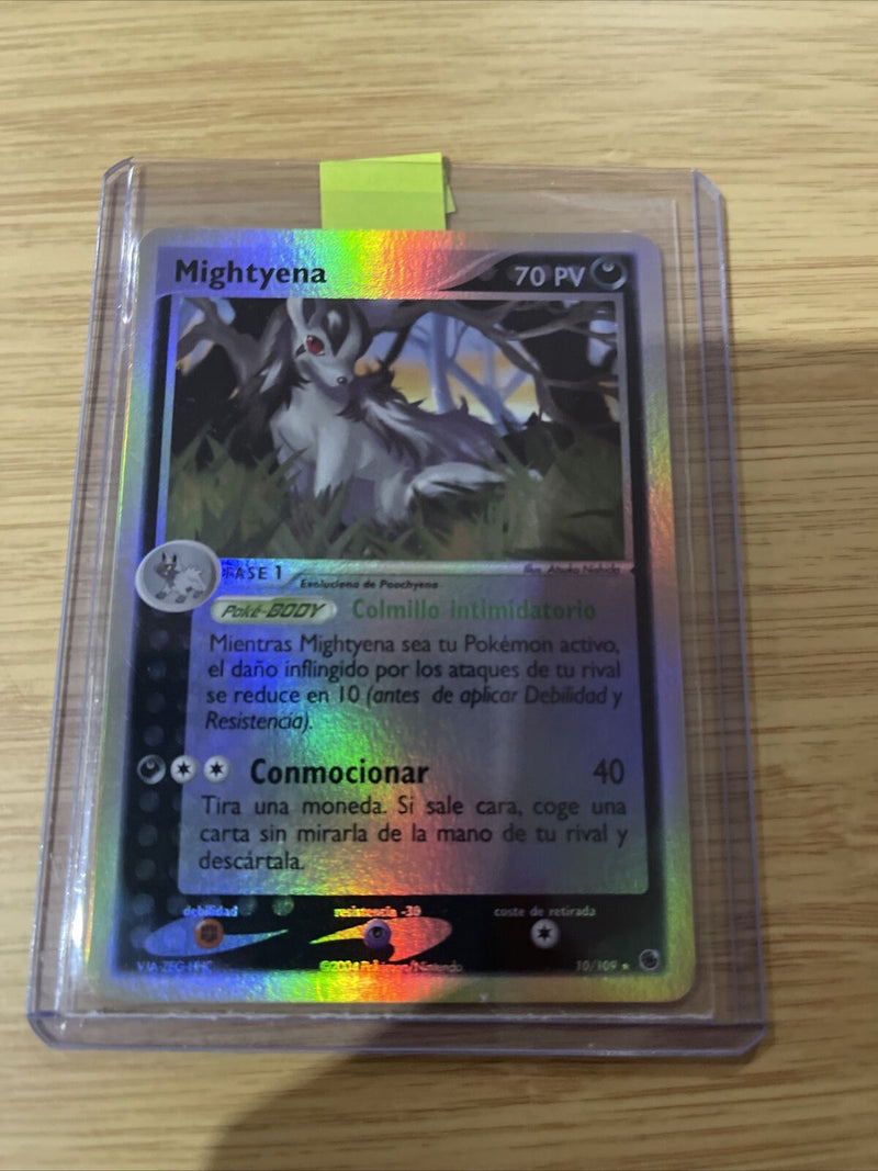 Mightyena 10/109 EX Ruby & Sapphire - Holo Rare Pokemon TCG