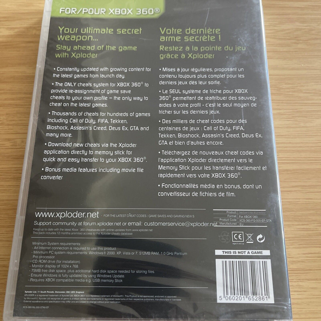 Xploder Xbox One Xploder Cheat System Disc Game | For Xbox 360 | Grand theft Auto V | G