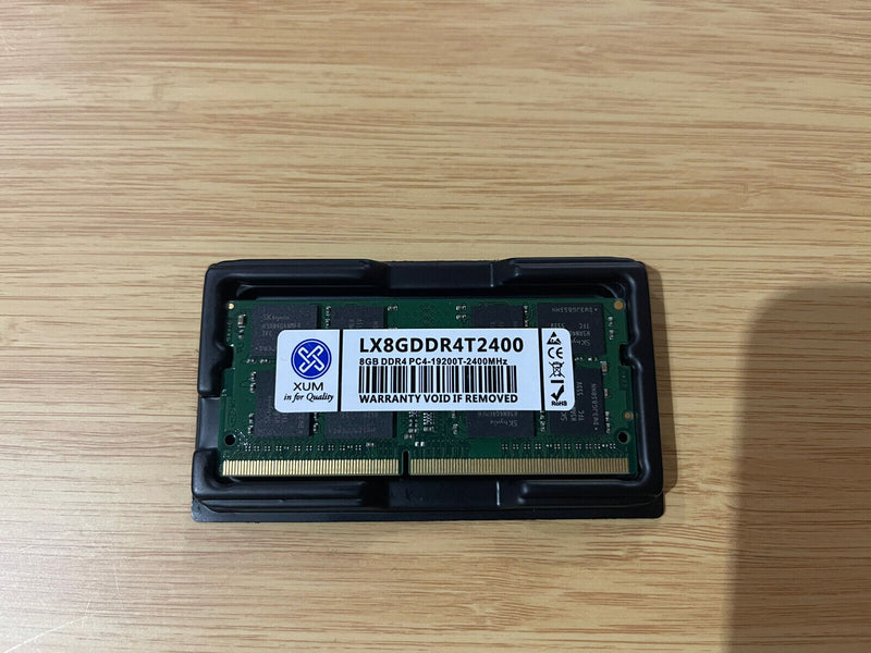 XUM 8GB 1X8GB LX8GDDR4T2400 DDR4 1Rx8 PC4-19200T PC4 2400T Laptop Memory Ram