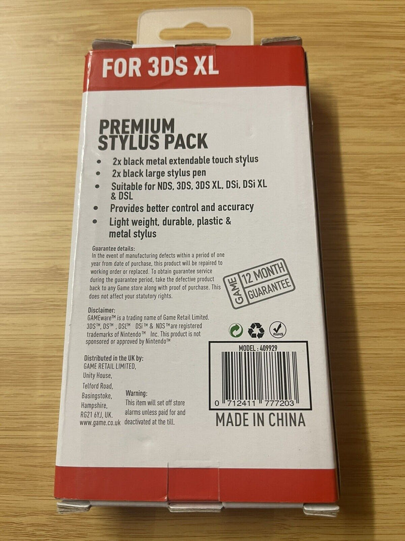 Gameware For 3DS XL Premium Stylus Pack