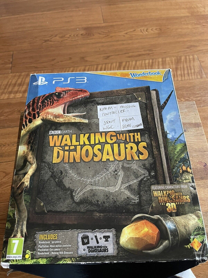 PS3 WONDERBOOK Walking with Dinosaurs with Camera Game