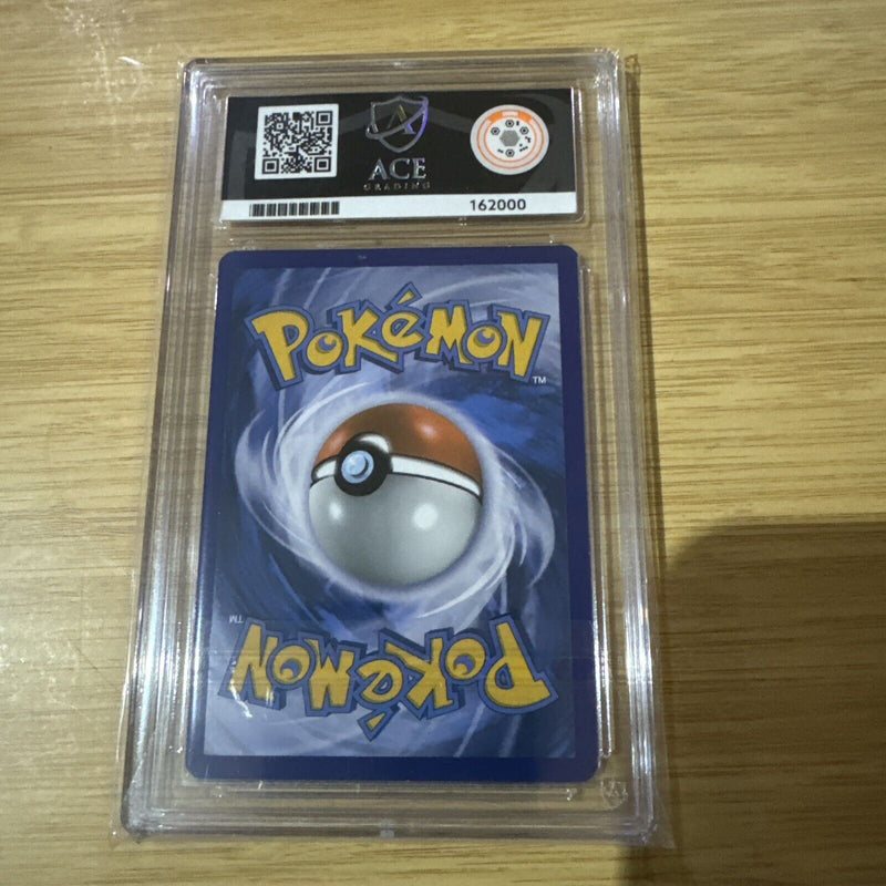 Pokemon Card Ho-Oh GX SM80 Rainbow Rare Full Art Black Star Promo Ace Grading 8