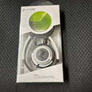 FISCHER AUDIO DRACO FOLDABLE WIRED ON EAR HEADPHONES - White