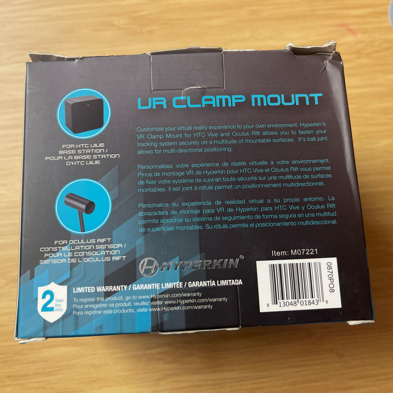 Hyperkin VR Clamp Mount for HTC Vive Pro/ HTC Vive/ Oculus Rift 