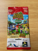 Animal Crossing Welcome Amiibo 3 Pack Booster Card