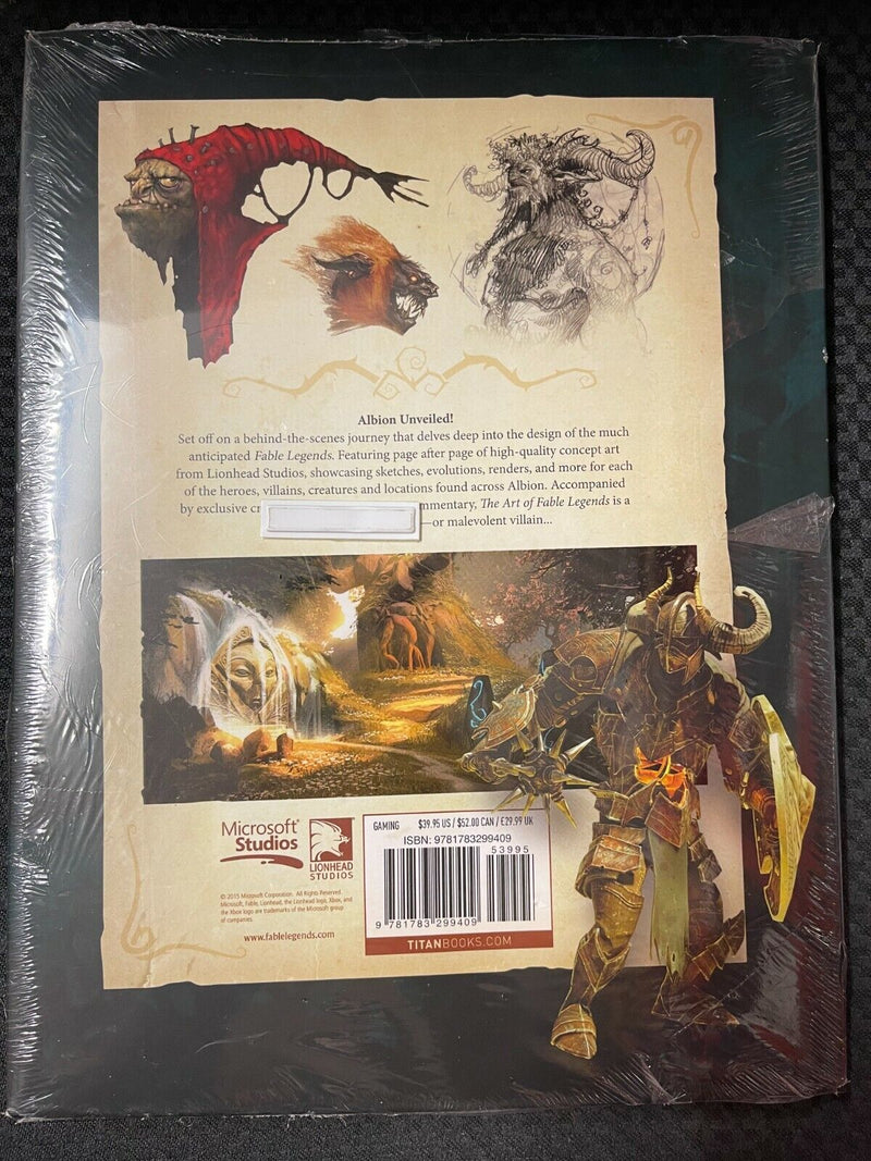The Art of Fable Legends by Martin Robinson (Hardcover, 2015)