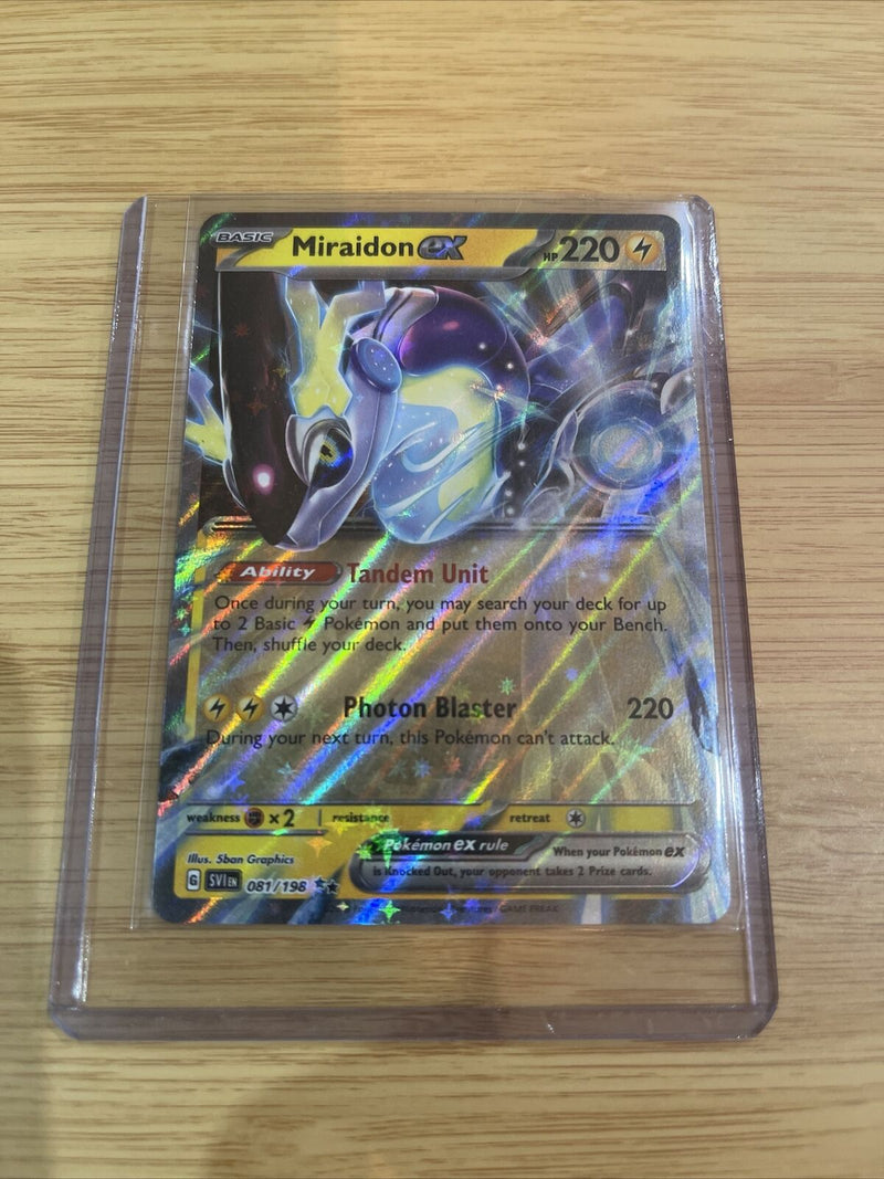 Miraidon EX 081/198 - Ultra Rare - Pokémon Scarlet & Violet