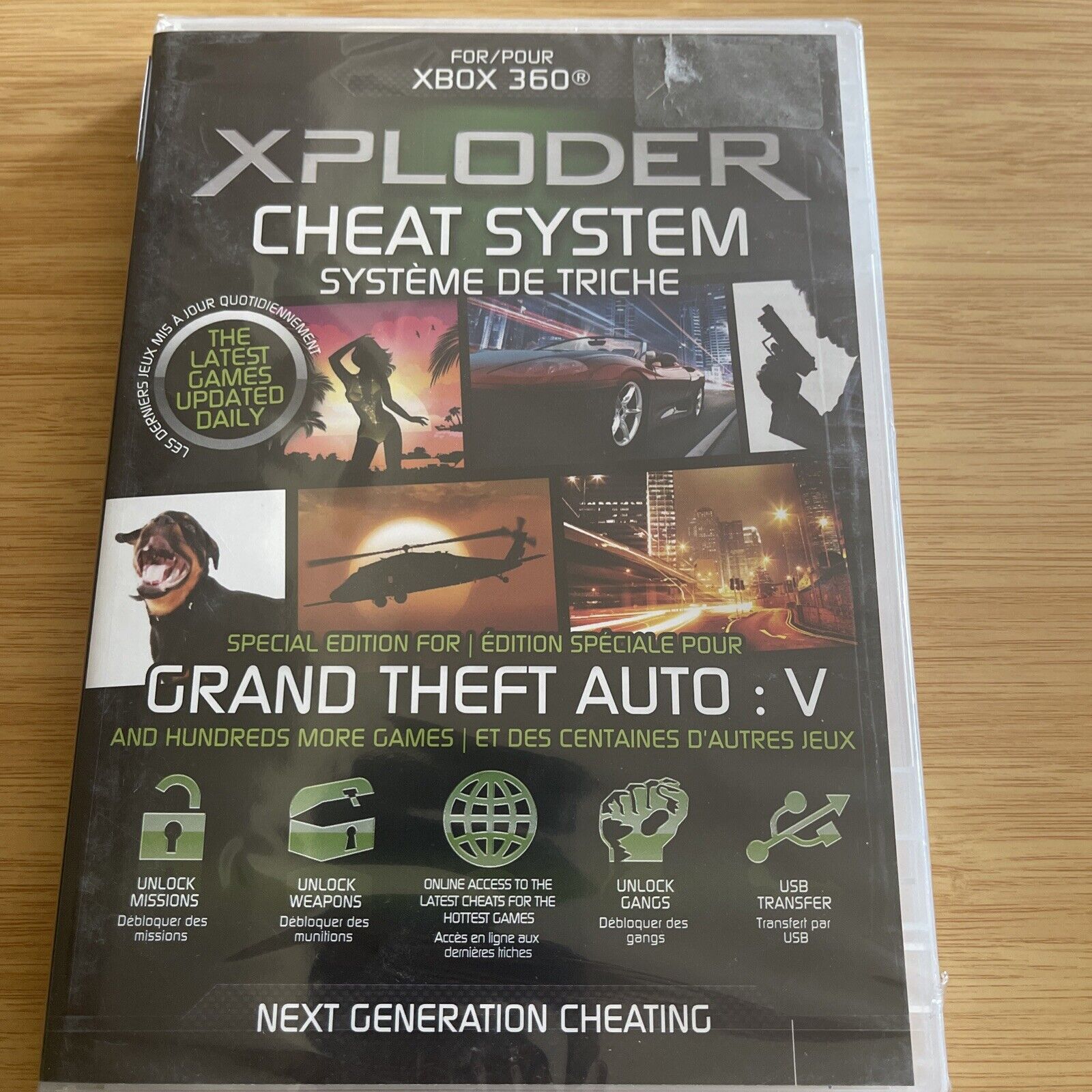 Xploder Cheat System Disc Game | For Xbox 360 | Grand theft Auto V | G