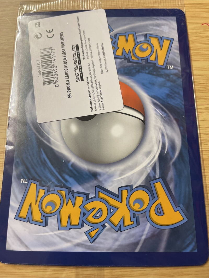 Pokemon First Partner Packs Jumbo Alola Starter 3 Promo Cards