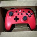 Nintendo Switch Wireless Controller Power A Red Colour Block with Black Buttons