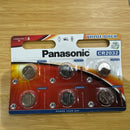 6 x Panasonic CR2032 Lithium Coin Cell 2032 3V Battery