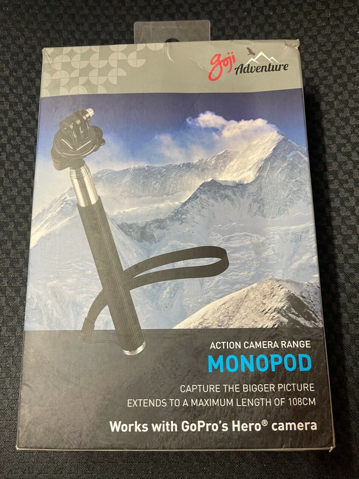 Goji Camera GOJI GAMP15 Monopod - Black GoPro Compatible & All Action Cameras