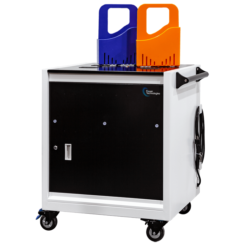 Power Technologies AC-GO-32, 32 Bay Smart Charging Cart & Carry Out Baskets (CRT-GO-S32K-U)