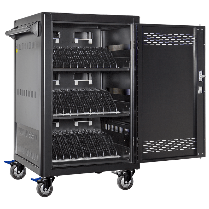 Power Technologies AC-Lite 30 Bay, Smart Charging USB Hub, Charging Cart - 220V UK (CRT-LTE-S30L-U-H65)