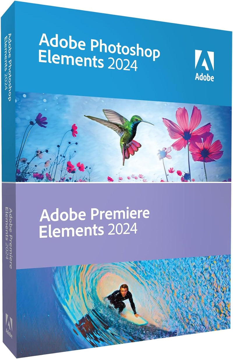 Adobe Photoshop Elements 2024 & Adobe Premiere Elements 2024, 1 Device, 1 User PC/MAC - Download Version