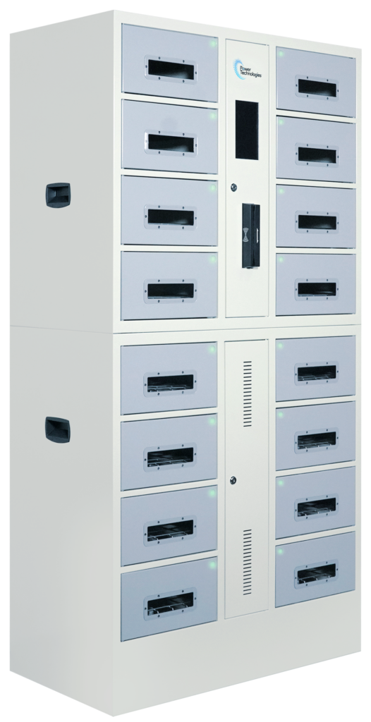 Power Technologies CSC-LOCKER-16 16 Bay UV-C Charging Locker with RFID Lock & Contact-Less Access