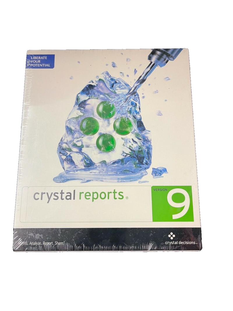 Crystal Reports 9 Standard Full Product - New