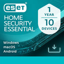 ESET HOME Security Essential, 10 Device, 1 Year - Download Version