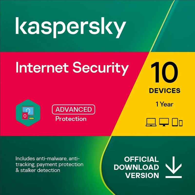 Kaspersky Internet Security 10 Device, 1 Year - Download Version