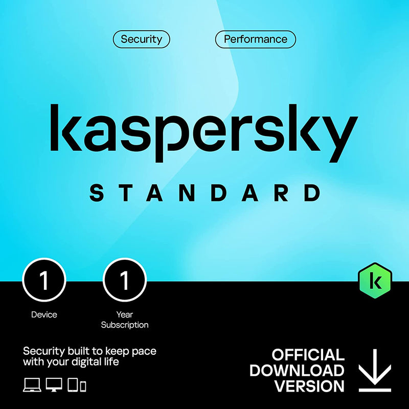 Kaspersky Standard 2023 1 Device, 1 Year - Download Version