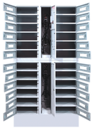 Power Technologies SC-Locker-24, 24 Bay Charging Locker with RFID Lock & Contact-less Access (LKR-SC-B24R-U)