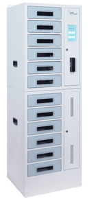 Power Technologies SC-Locker-12, 12 Bay Charging Locker with RFID Lock & Contact-less Access (LKR-SC-B12R-U)