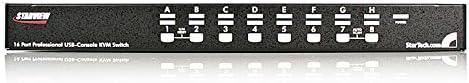 StarTech.com 16-Port (1U) Rack Mount USB PS/2 KVM Switch with OSD