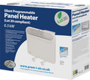 Prem-i-air Slimline, Wall and Floor Mounting Programmable Panel Heater With Silent Operation (EH1550)