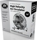 Prem-I-Air 14 Air Circulator with Chrome finish Product code (EH1866)