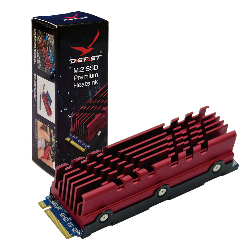 Digifast M.2 Heatsink- Red