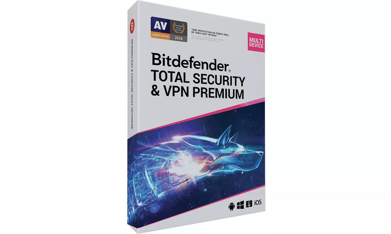 Bitdefender Total Security 2025 + VPN Premium - Download Version