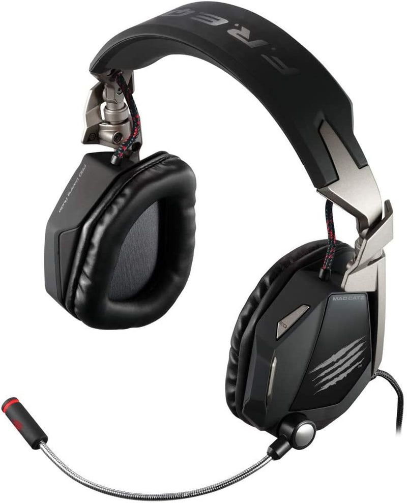 Mad Catz F.R.E.Q.5 Stereo Gaming Headset for PC and Mac - Matte Black - Grade A