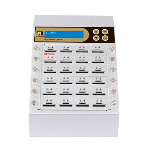 U-Reach 1 to 23 SD/MicroSD Card Duplicator and Sanitiser - Golden Series - SD924G