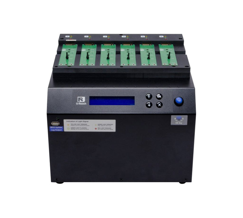 U-Reach PCI-E NVMe M.2 Duplicator and Sanitizer 1-5 - NV-BM600