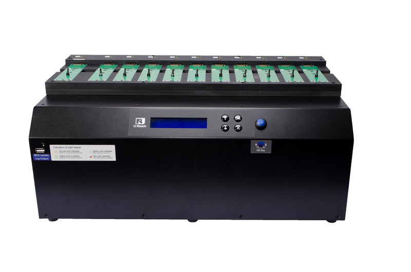 U-Reach M.2/U.2 & U.3 NVMe/SATA Duplicator and Sanitiser 1-10 - NV-BM1100